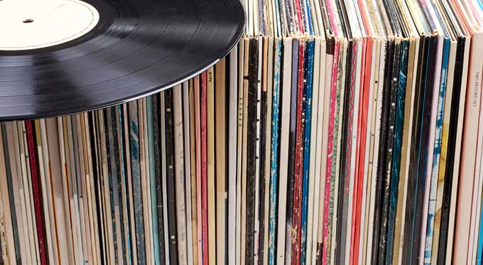 Vinyl Collection with Record