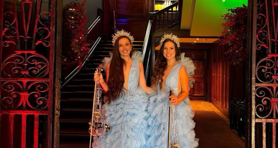 Mirror Violin Duo Ice Queen Official Act Image