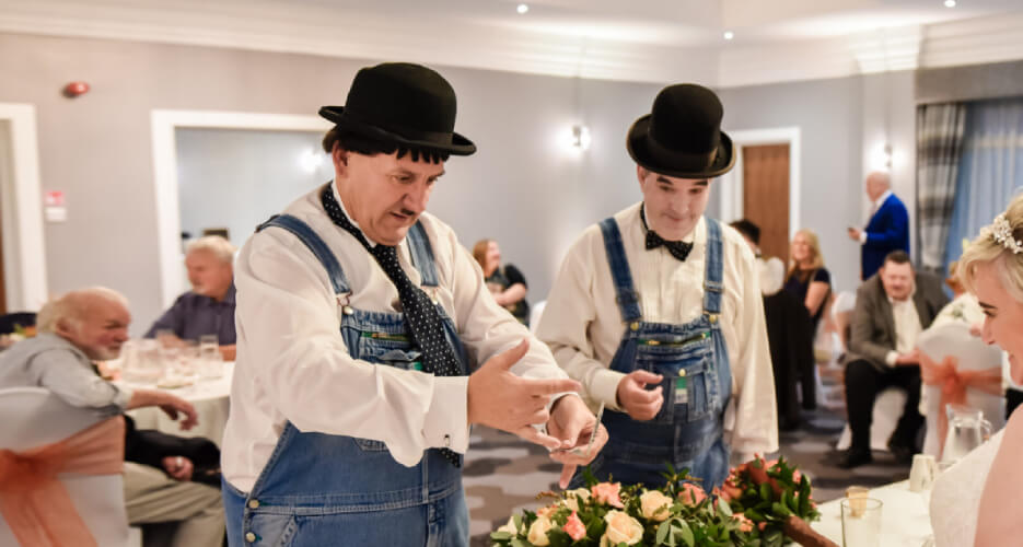 Laurel and Hardy lookalikes official act image