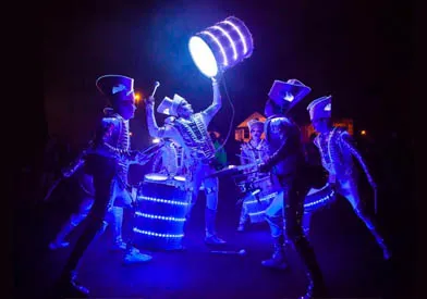 LED Drummers