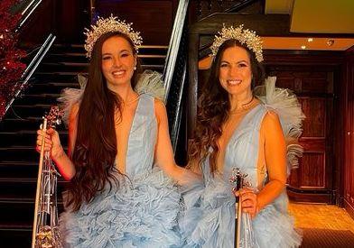 Mirror Violin Duo Ice Queen Official Act Image