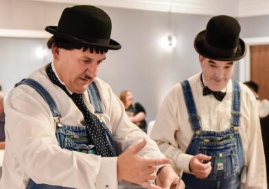 Laurel and Hardy lookalikes official act image